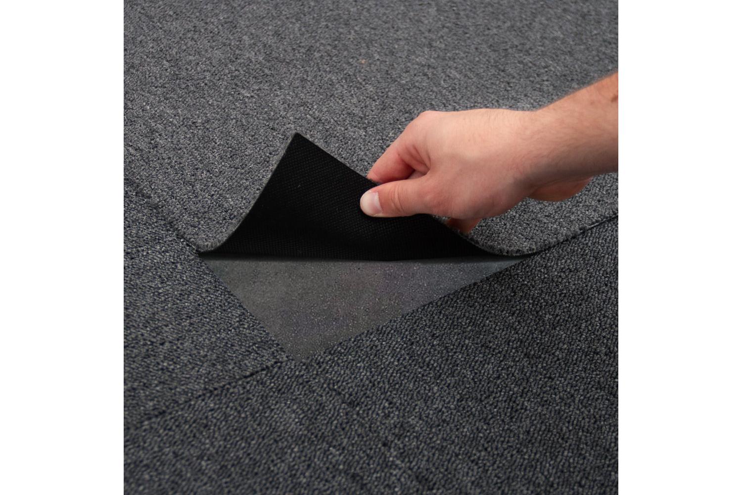 Monstershop 26094 - 40 X Carpet Tiles Charcoal Black 10m2-2