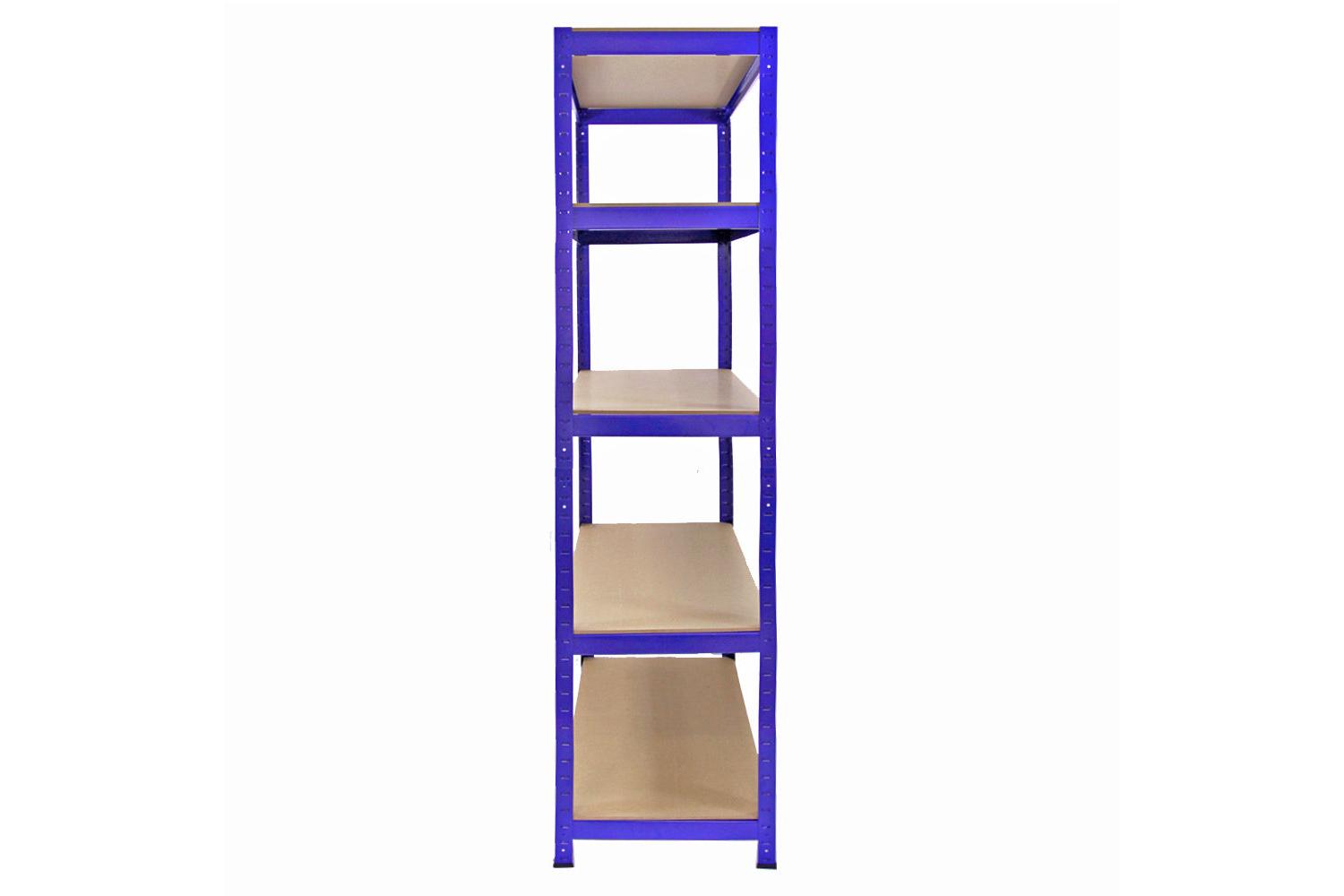 Monstershop 5 x 90cm Storage Racks | Blue-2