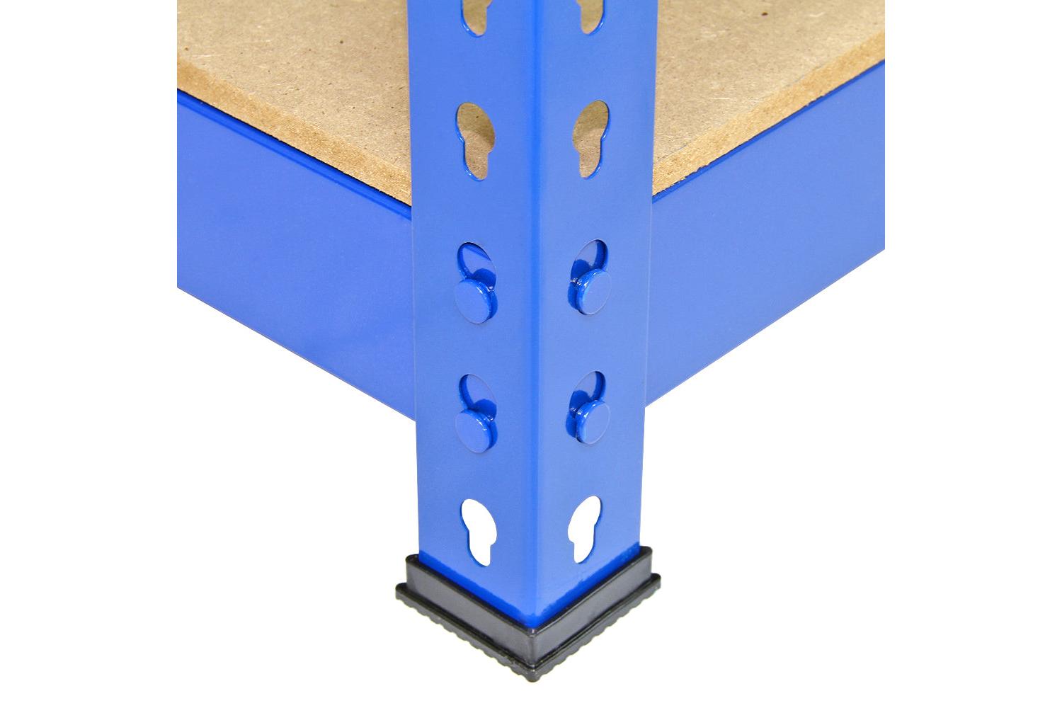 Monstershop 5 x Q Rax Warehouse Shelving Units | Blue-7