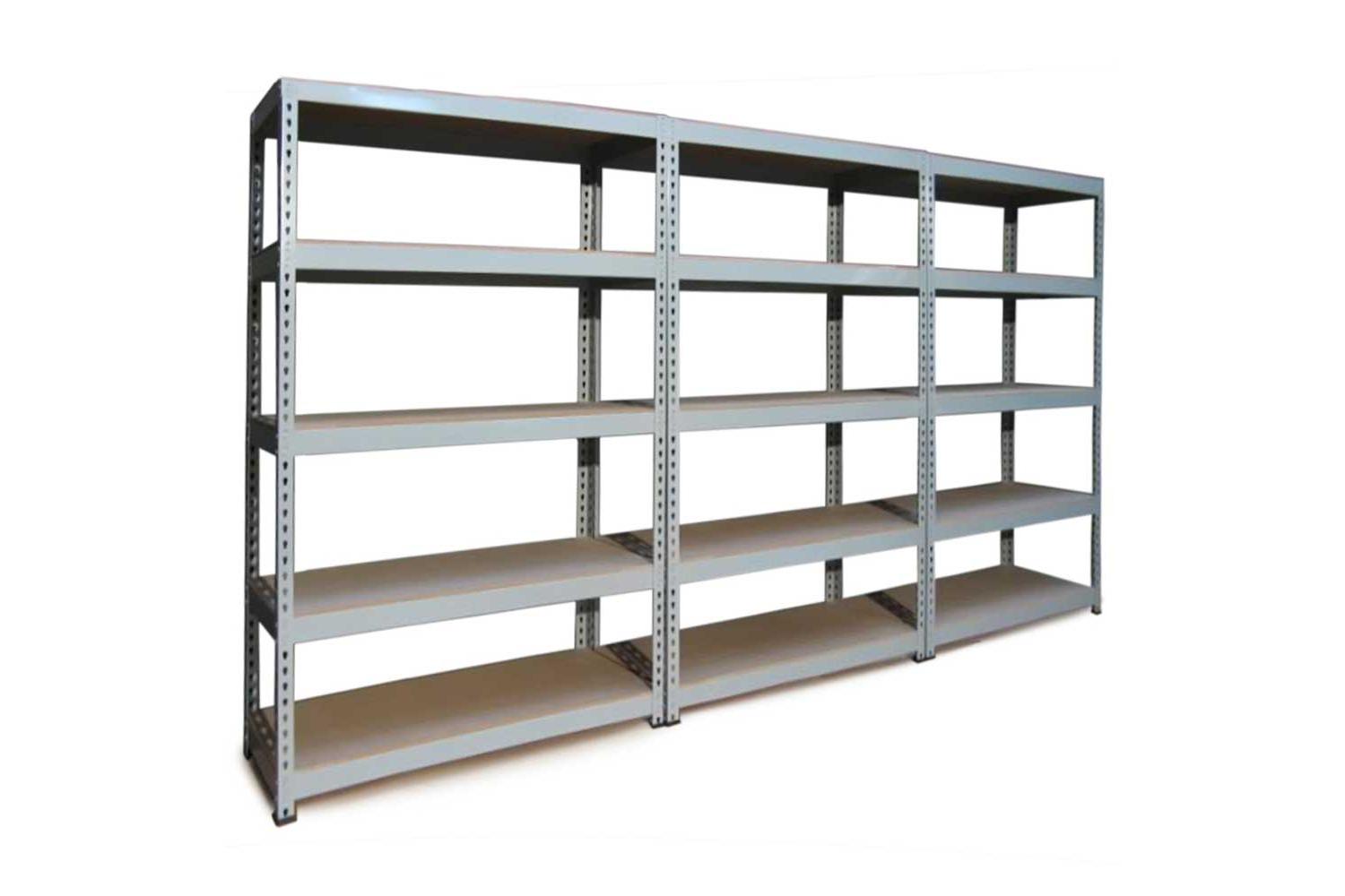 Monstershop 5 x Q Rax Warehouse Racking Units | Grey-4