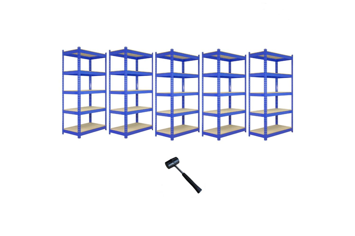Monstershop 5 X Q-Rax Racking Units | Blue