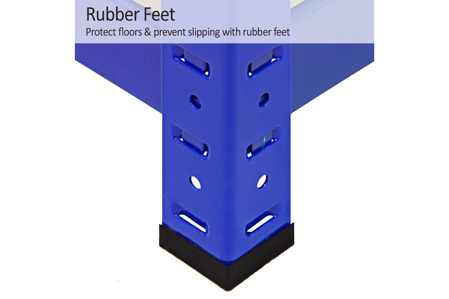 Monstershop 5 x T-Rax Warehouse Racking Units | Blue-2