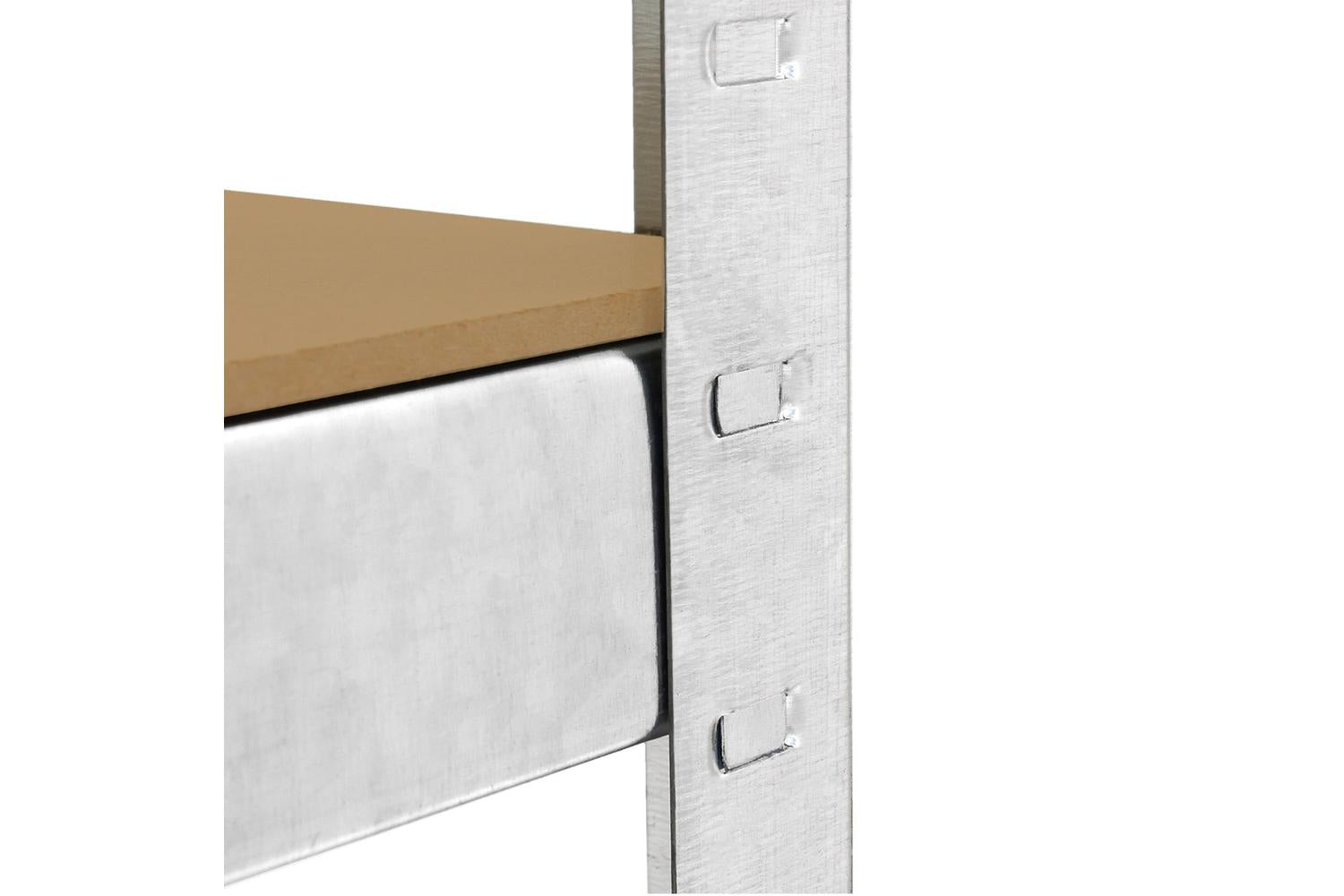 Monstershop 6 x Galwix Galvanised Racking Units | Silver-7