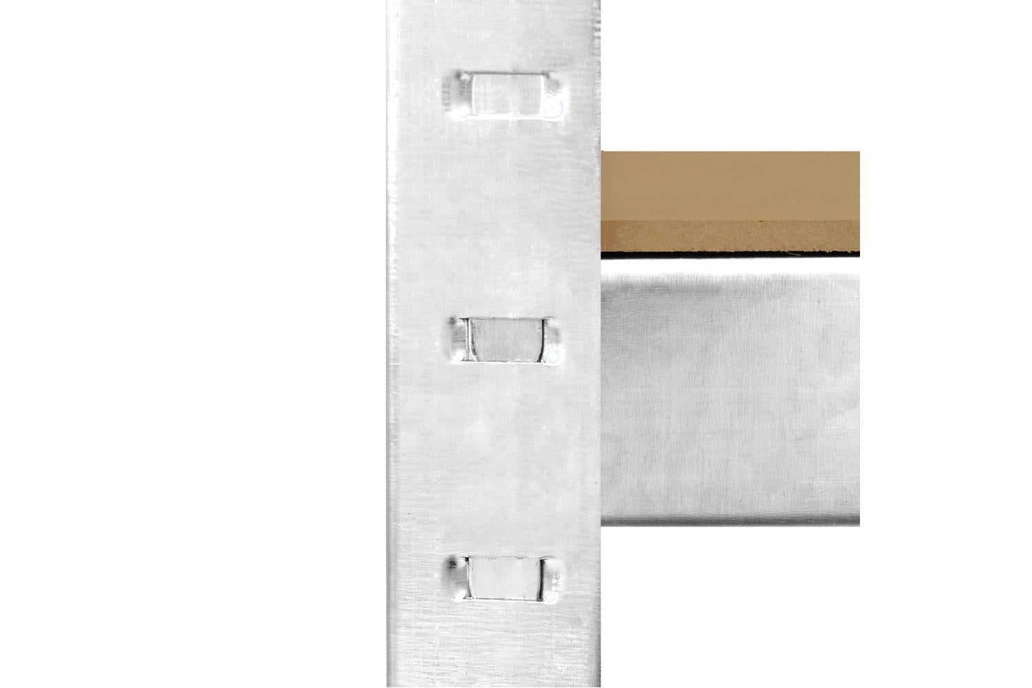 Monstershop 6 x Galwix Galvanised Racking Units | Silver-8