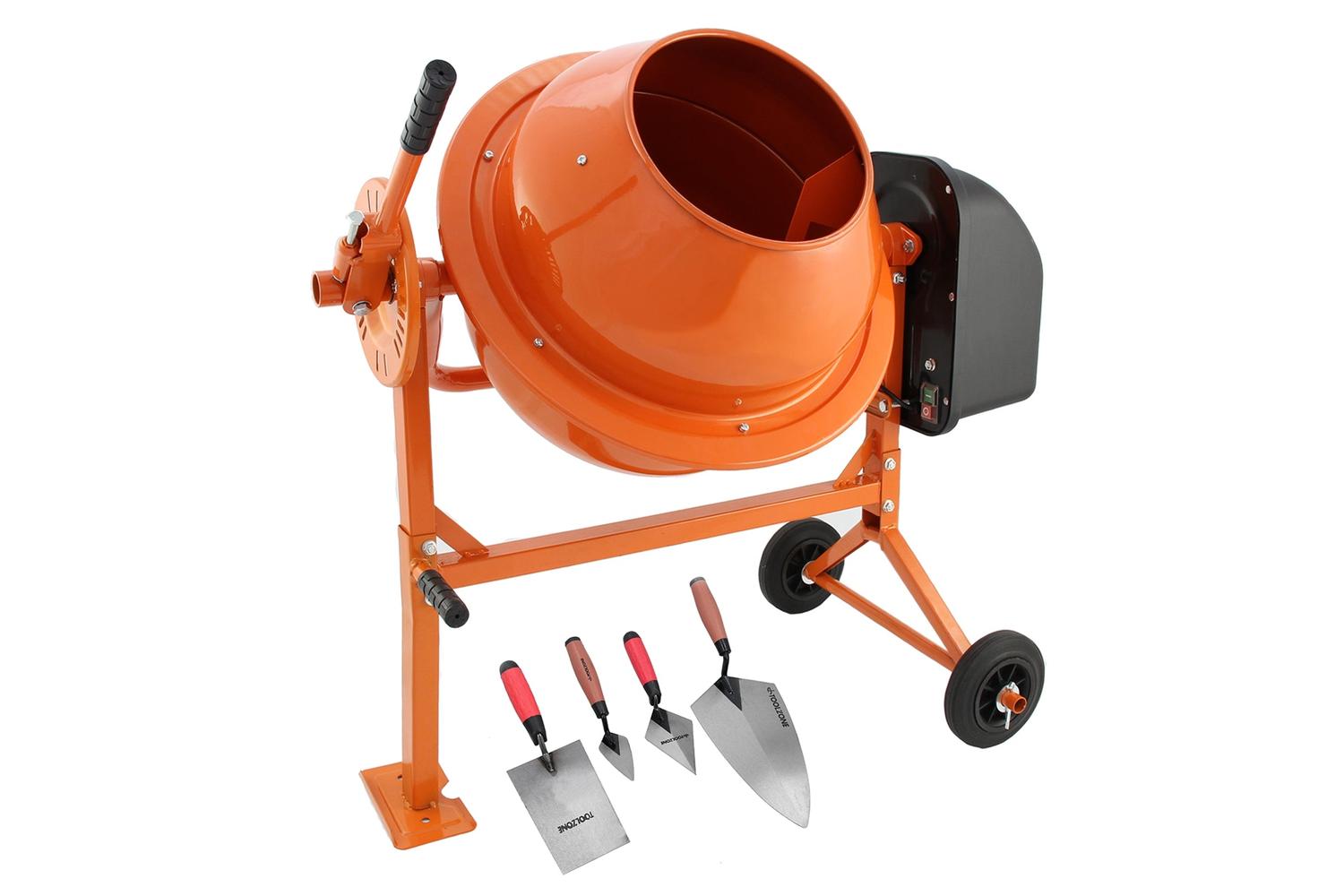 Monstershop 70L Electric Cement Mixer with Trowel Set-2