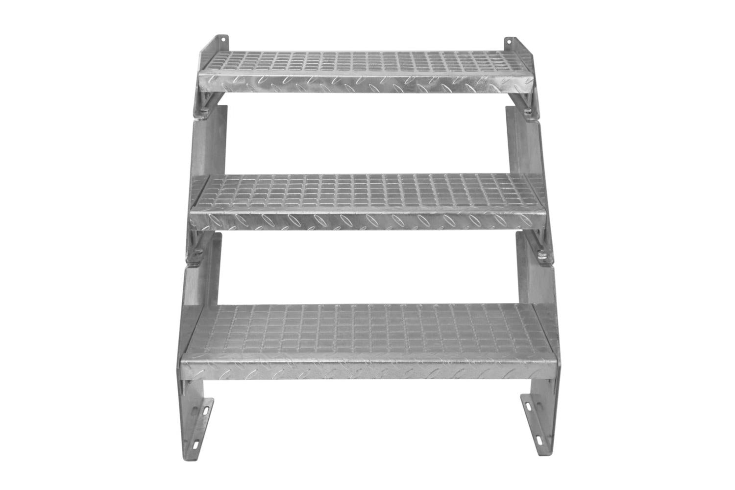Monstershop Additional Galvanised Steel Staircase | Silver-3