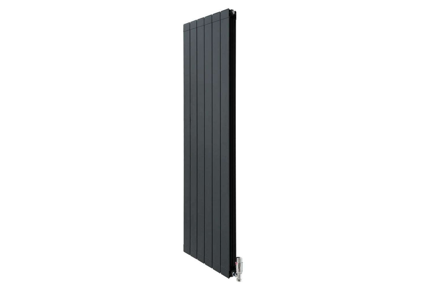 Monstershop Aluminium Radiator & Valves | Anthracite Grey-2