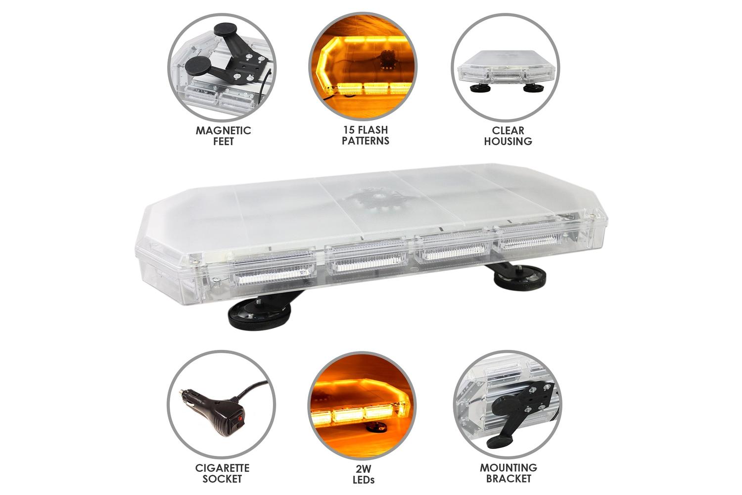 Monstershop 600mm Amber Recovery Light-3