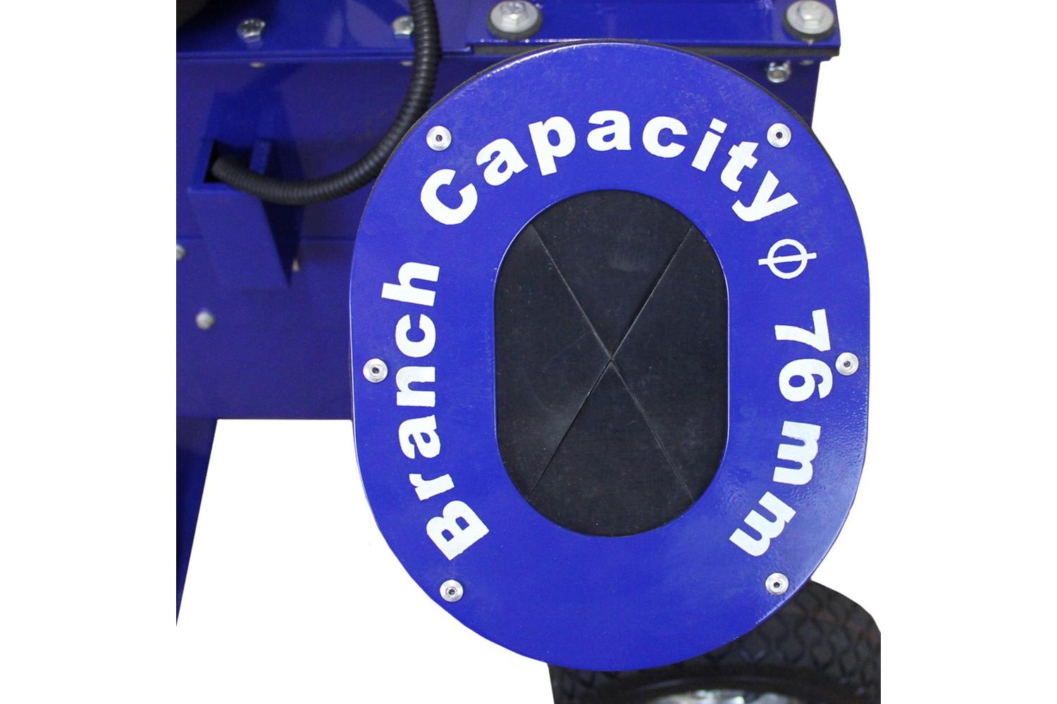 Monstershop ATV Tipping Trailer & 15HP Wood Chipper | Blue-8