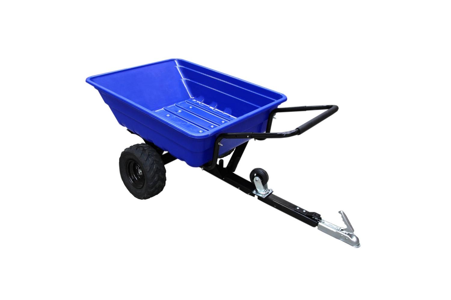 Monstershop ATV Tipping Trailer & 6.5HP Wood Chipper | Blue-3