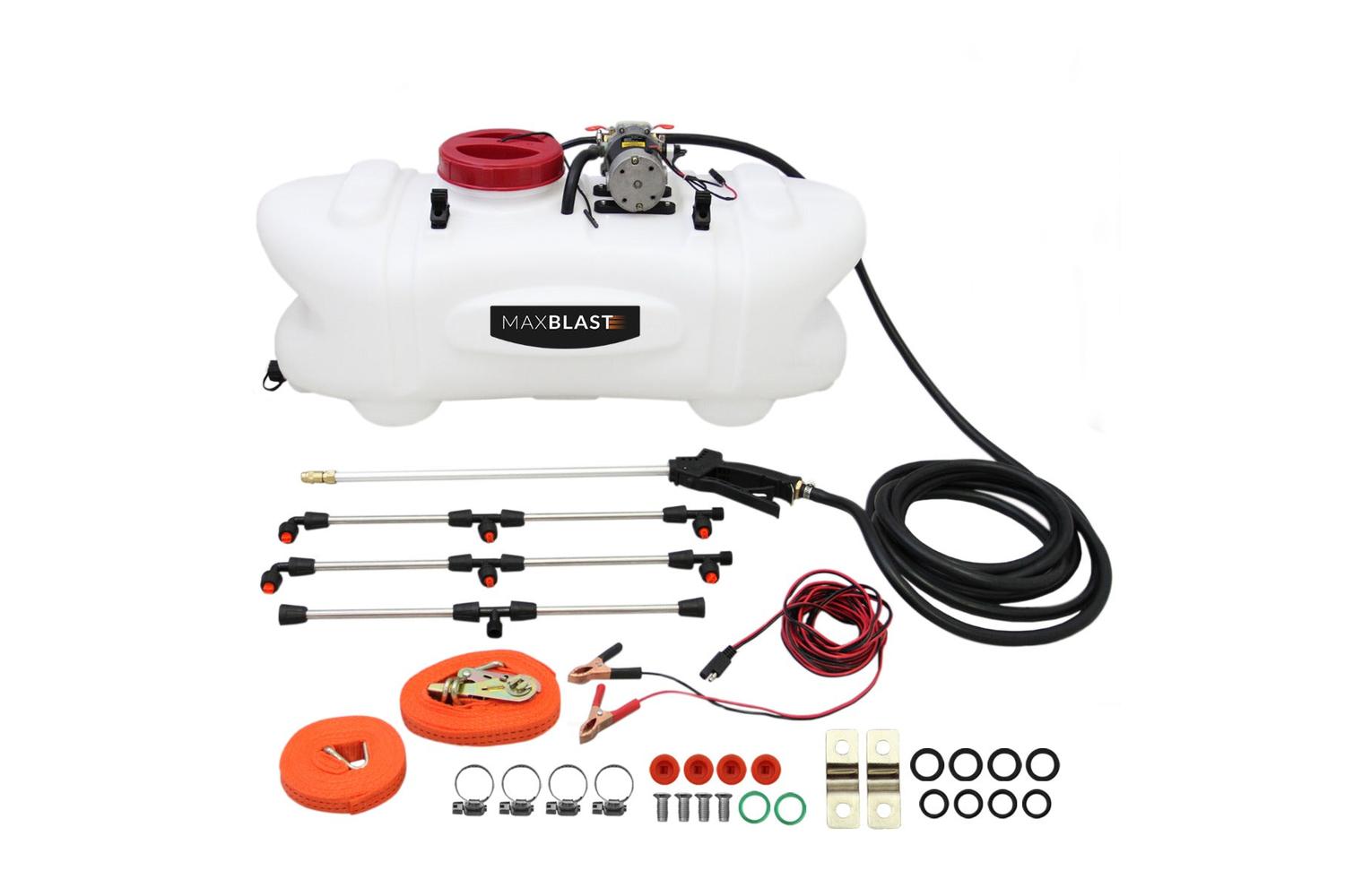 Monstershop ATV Tipping Trailer & 60 Litre Sprayer-2