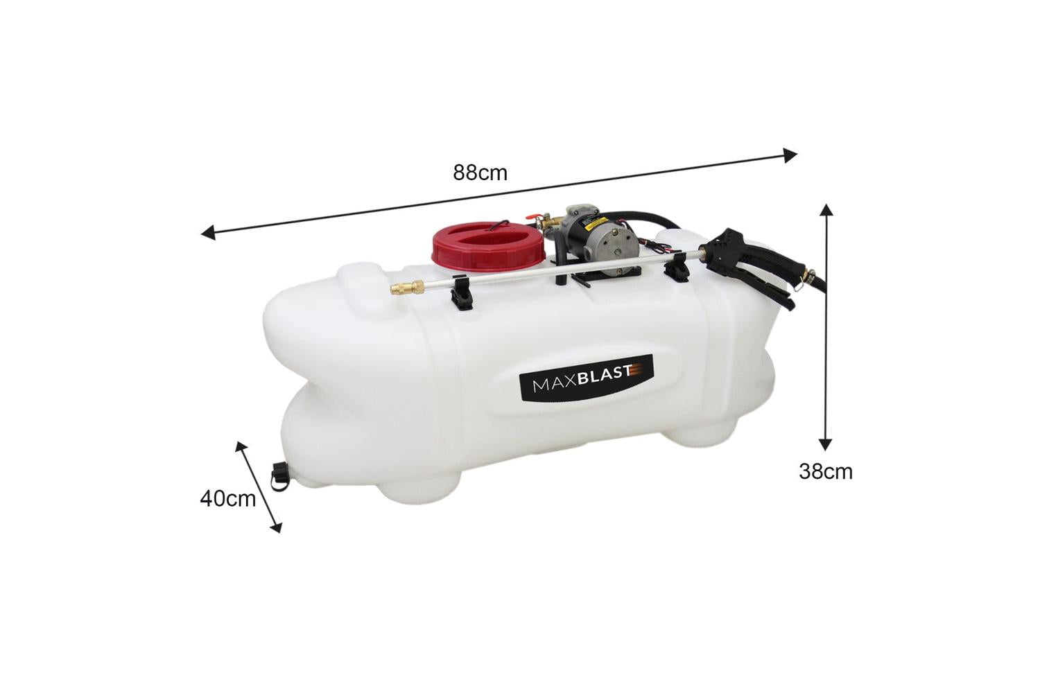 Monstershop ATV Tipping Trailer & 60 Litre Sprayer-4