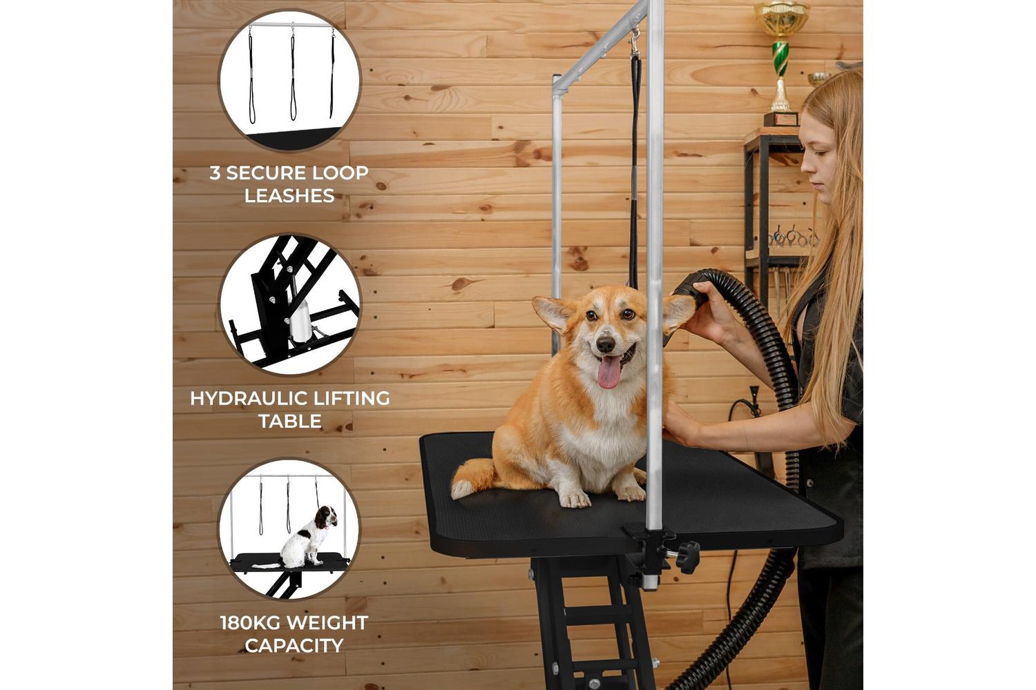 Monstershop Hydraulic Grooming Table | Black-2