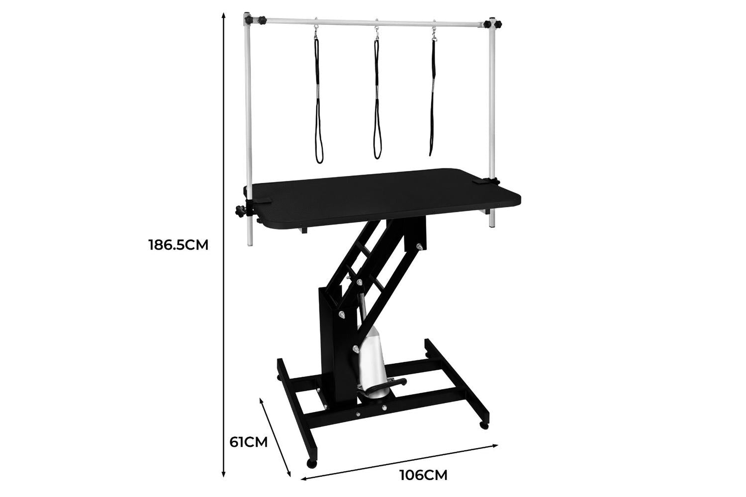 Monstershop Hydraulic Grooming Table | Black-5