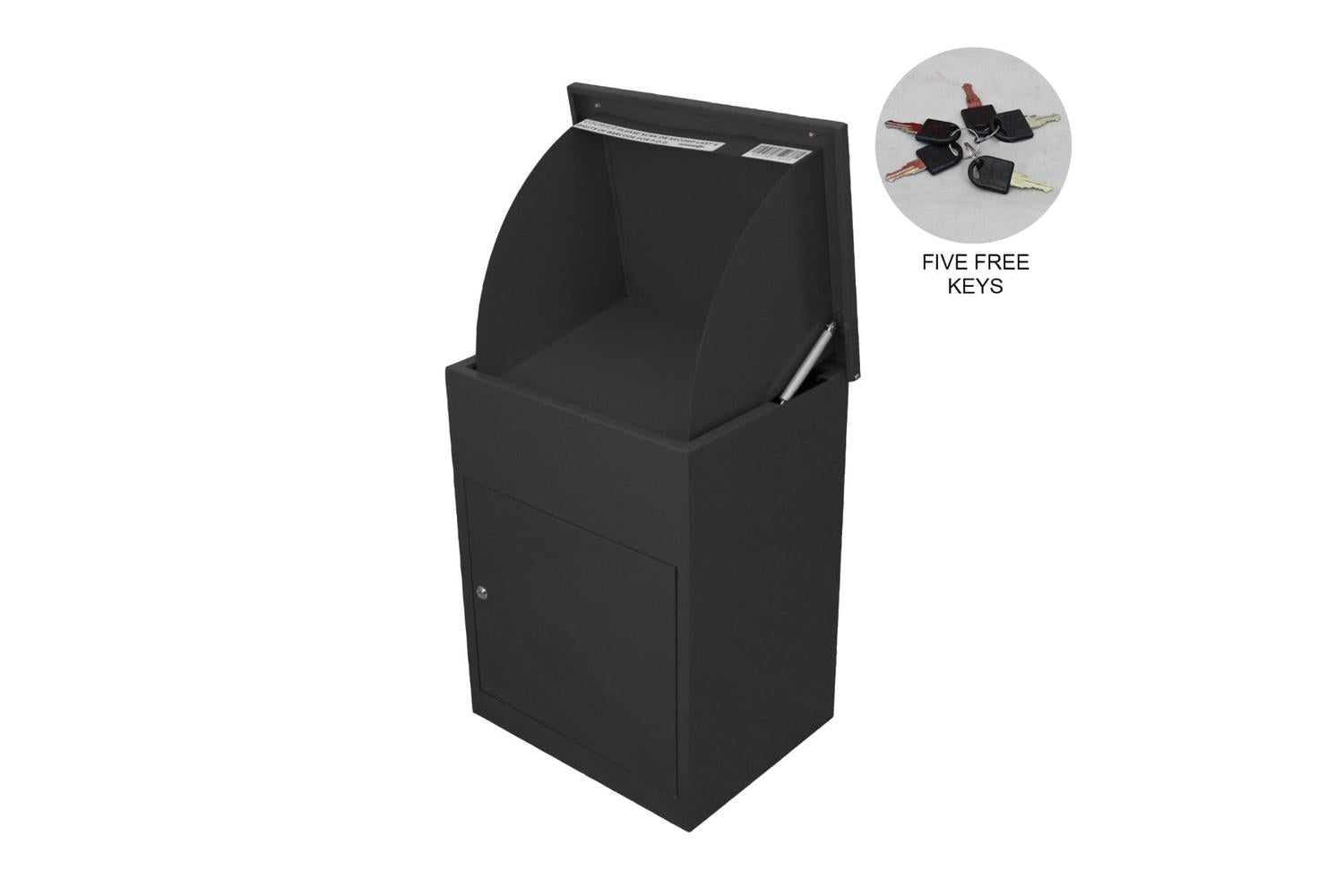 Monstershop Parcel Post Box | Black-3