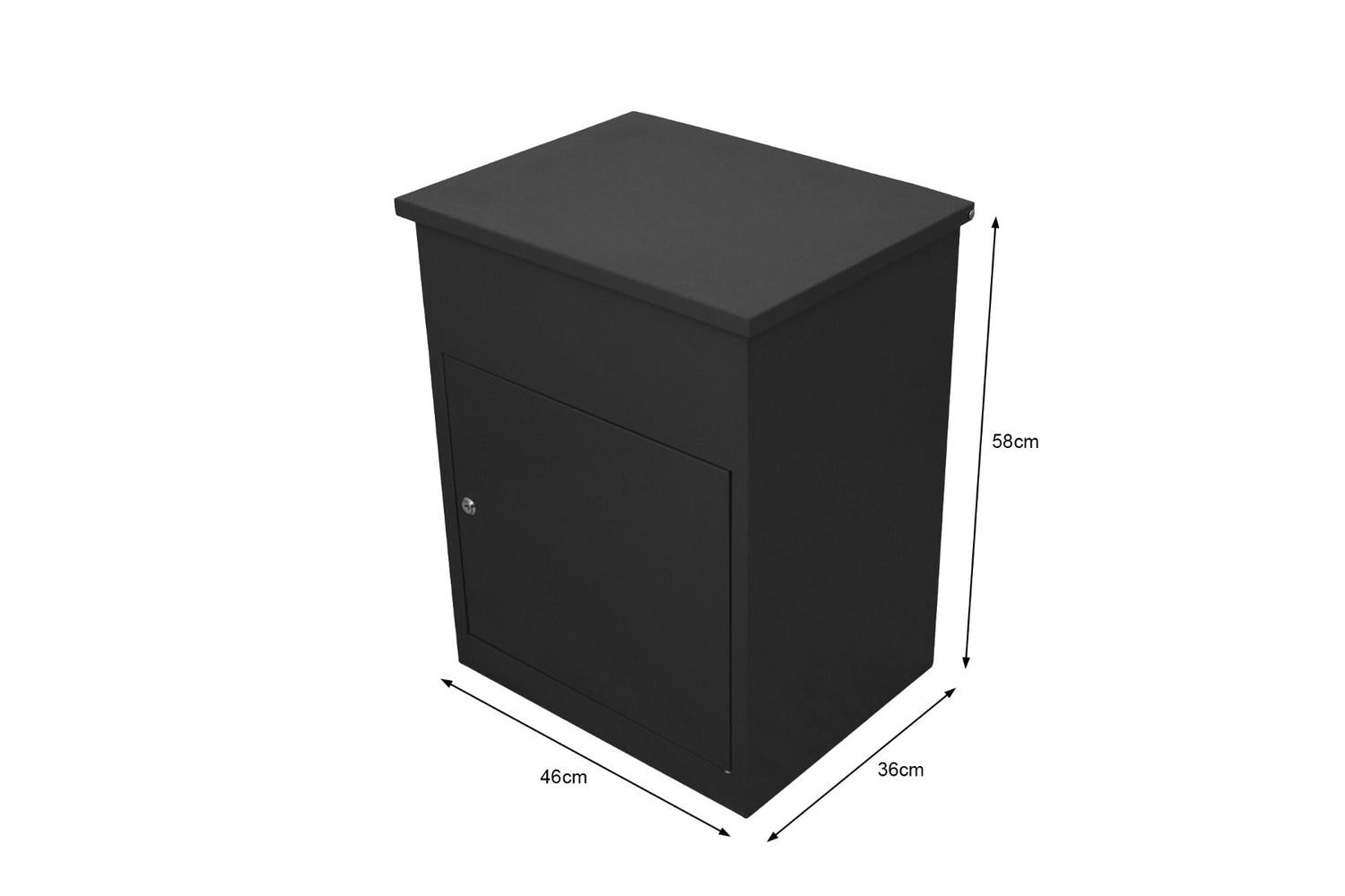 Monstershop Parcel Post Box | Black-4