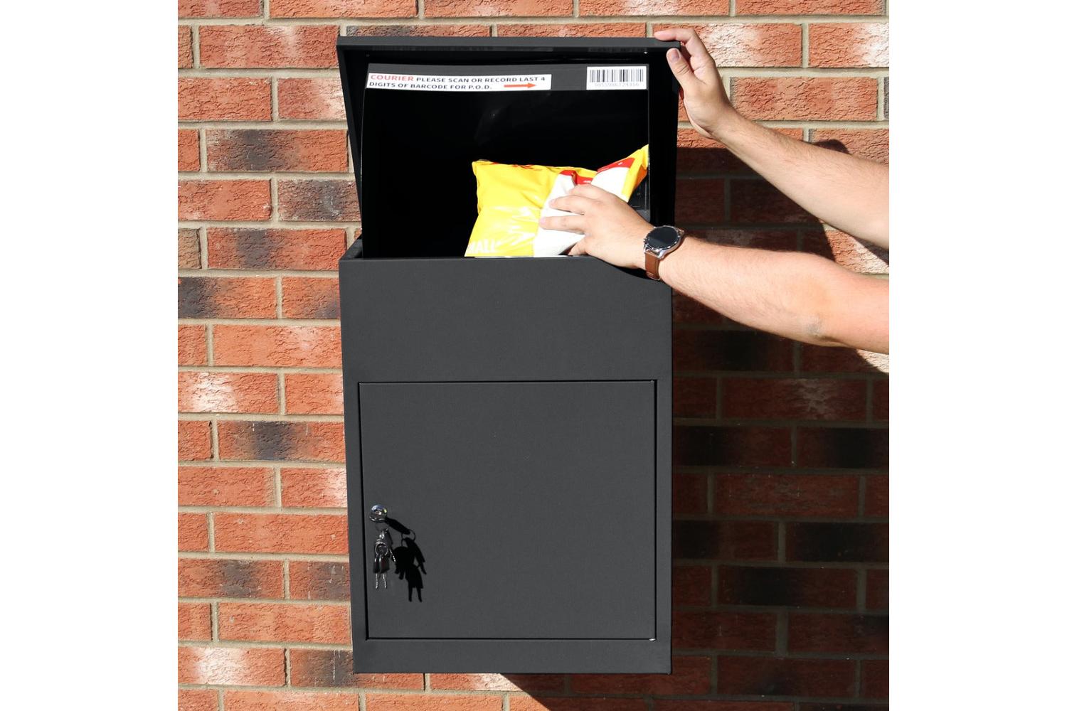 Monstershop Parcel Post Box | Black-7