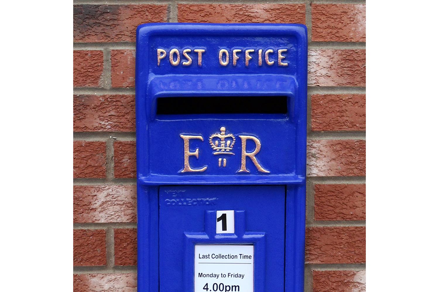 Monstershop Post Box With Stand | Blue-2