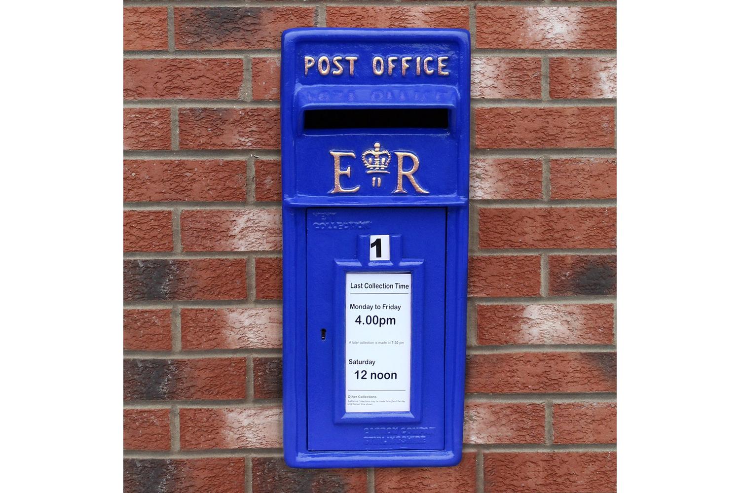 Monstershop Post Box With Stand | Blue-4