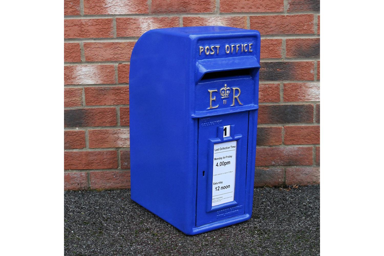 Monstershop Post Box With Stand | Blue-6