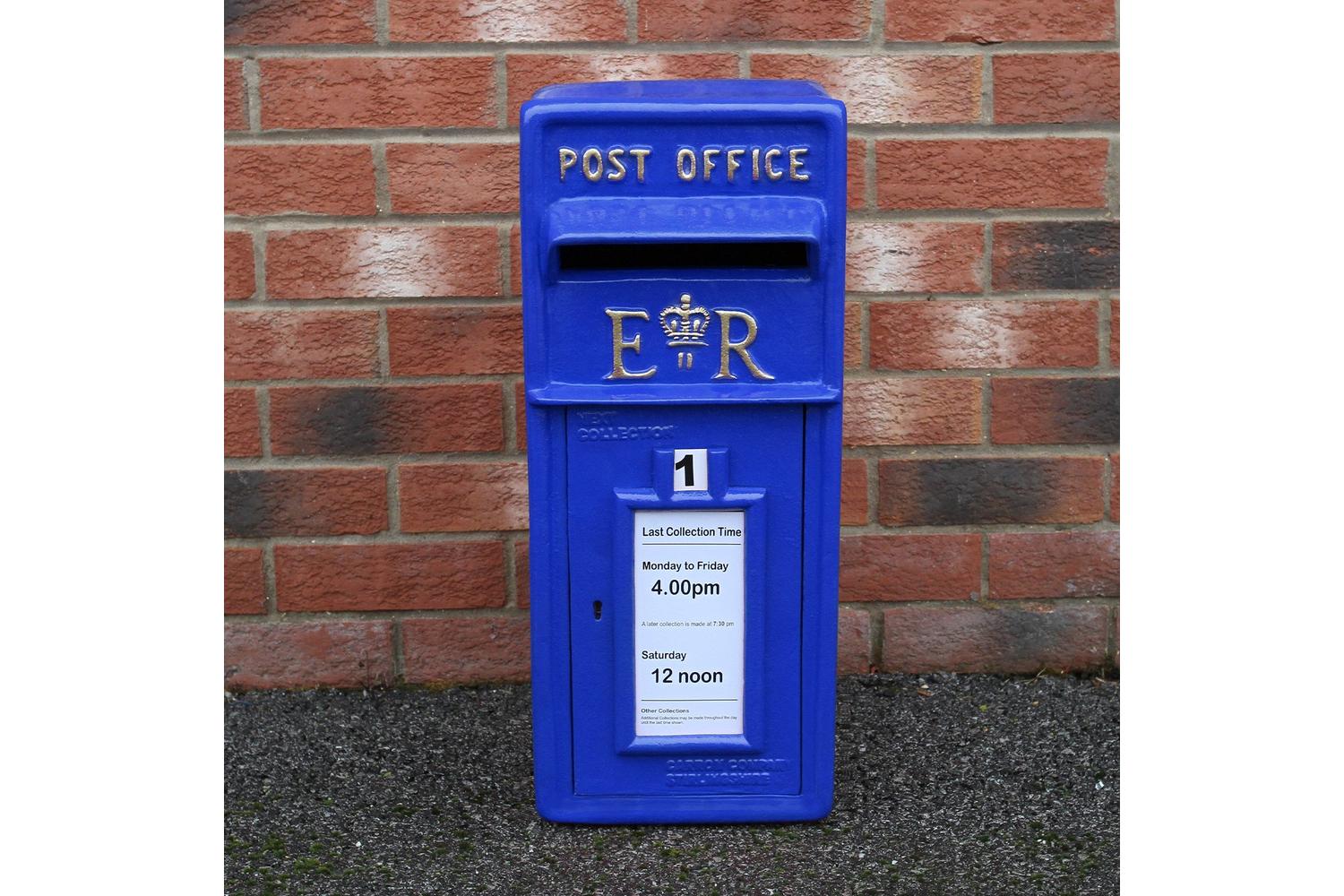 Monstershop Post Box With Stand | Blue-7