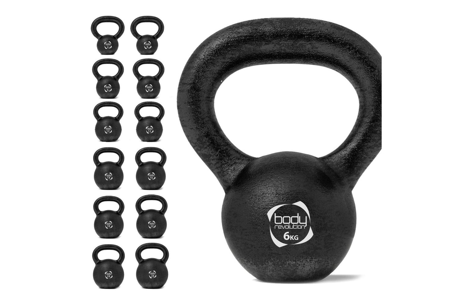 Monstershop Body Revolution Cast Iron Kettlebells | 6kg