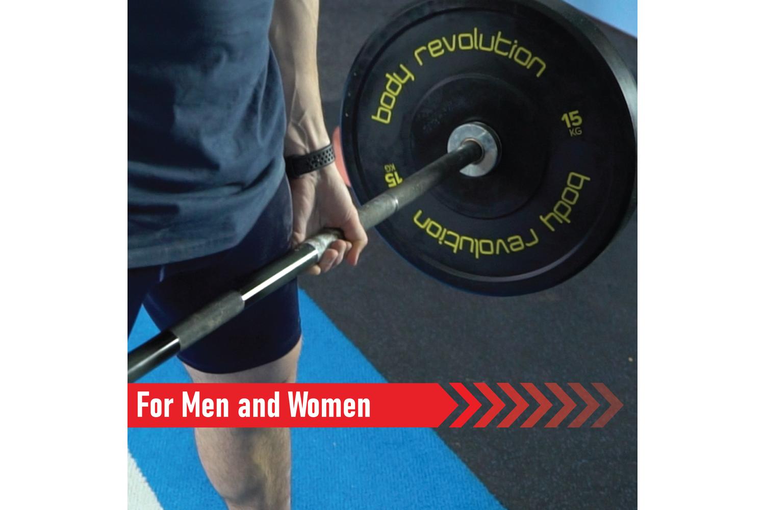 Body Revolution Olympic Bumper Plates Black 15 Kg Pair-4