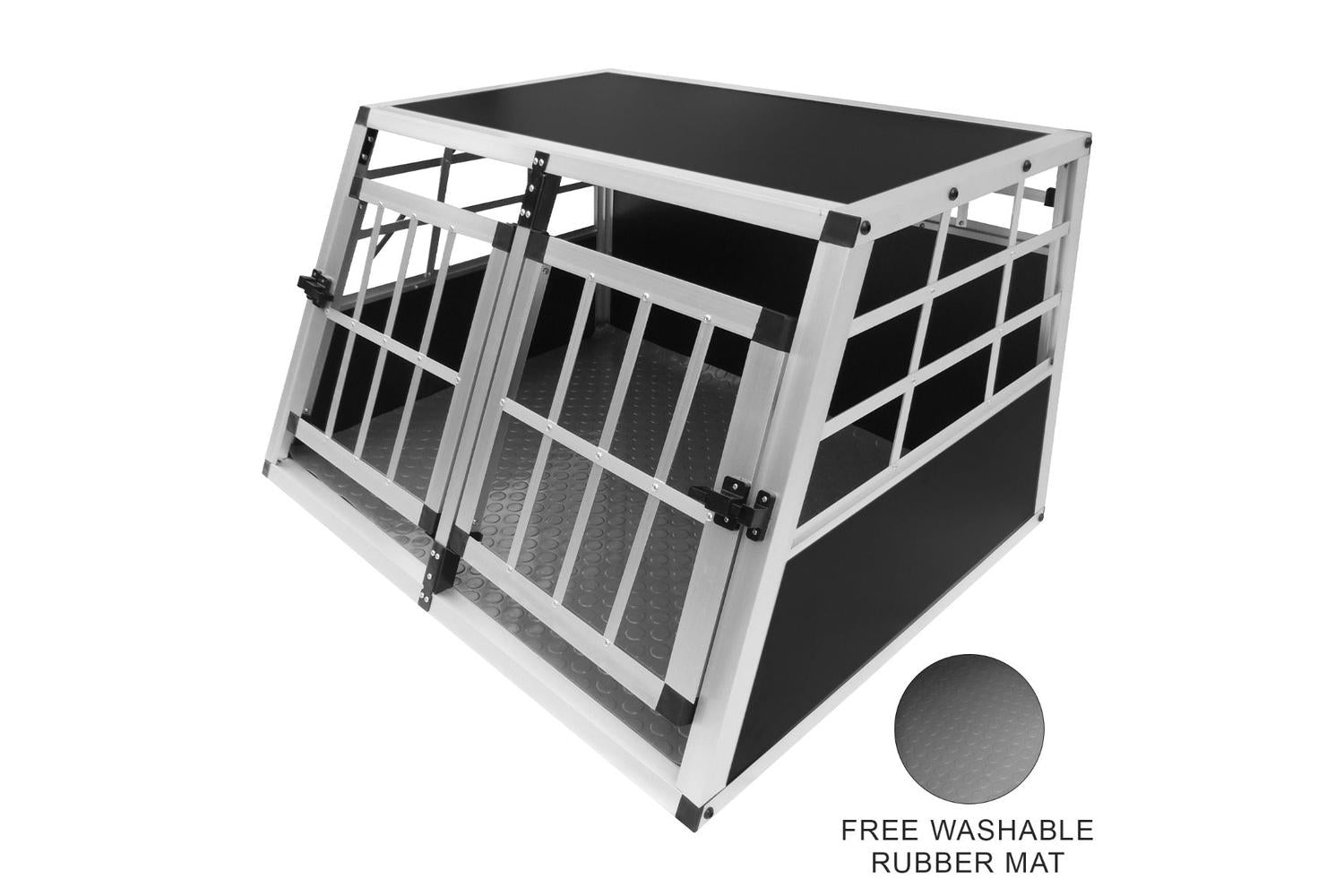 Monstershop 28289 - Car Dog Pet Crate - Small Double Doors-2