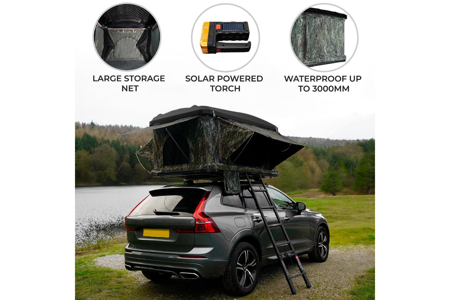 Monstershop 212485 - Car Roof Tent  Camouflage-2