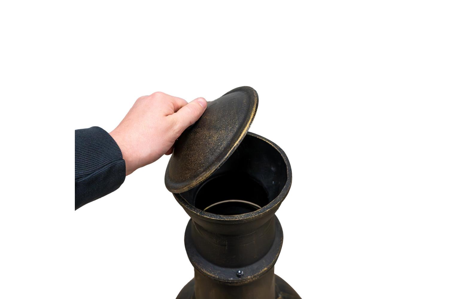 Monstershop 27845 - Cast Iron Chiminea-5