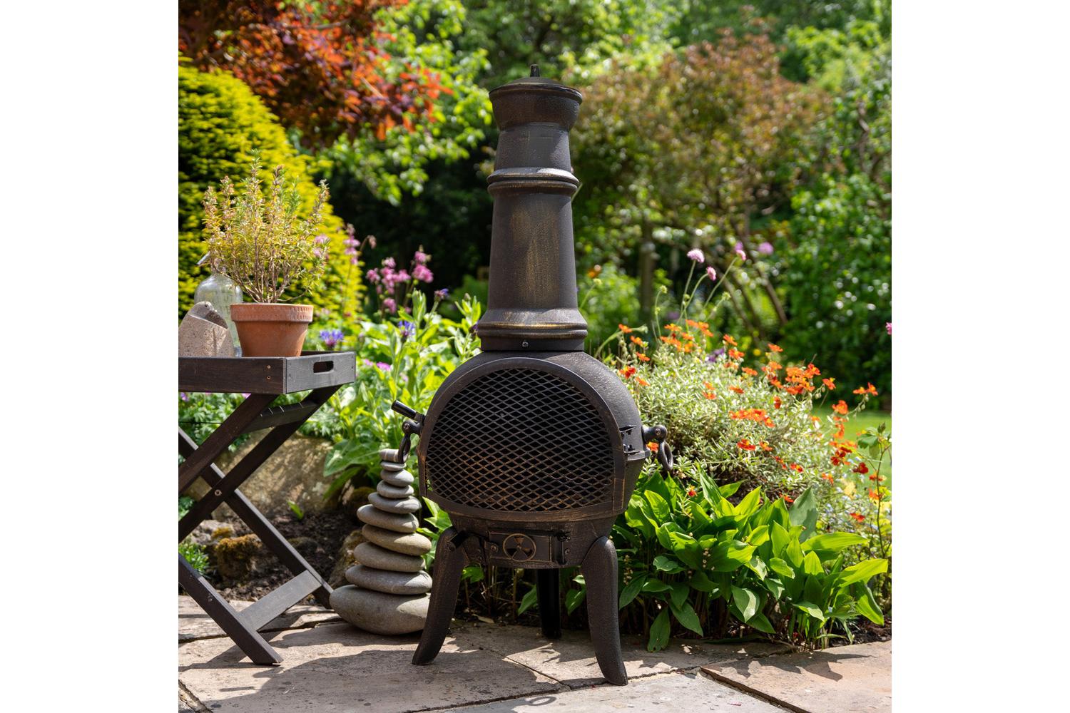 Monstershop 27845 - Cast Iron Chiminea-6