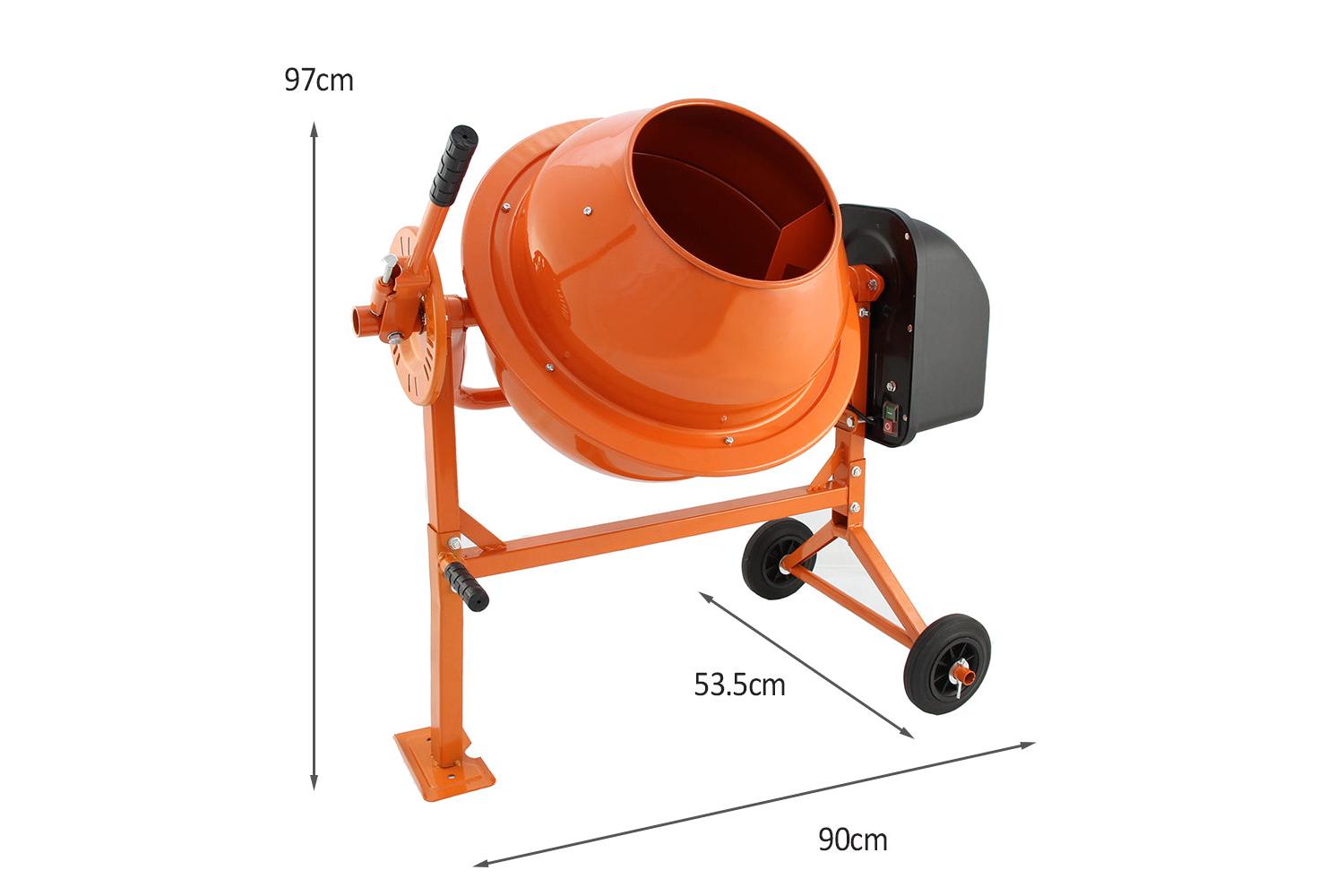 Monstershop 25456 - Cement Mixer & Handheld Concrete Vibrato-4