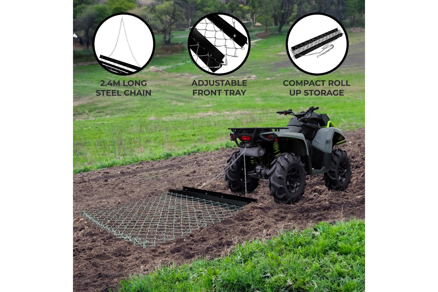 Monstershop 212219 - Chain Drag Harrow - 1.5m X 1.2m-2