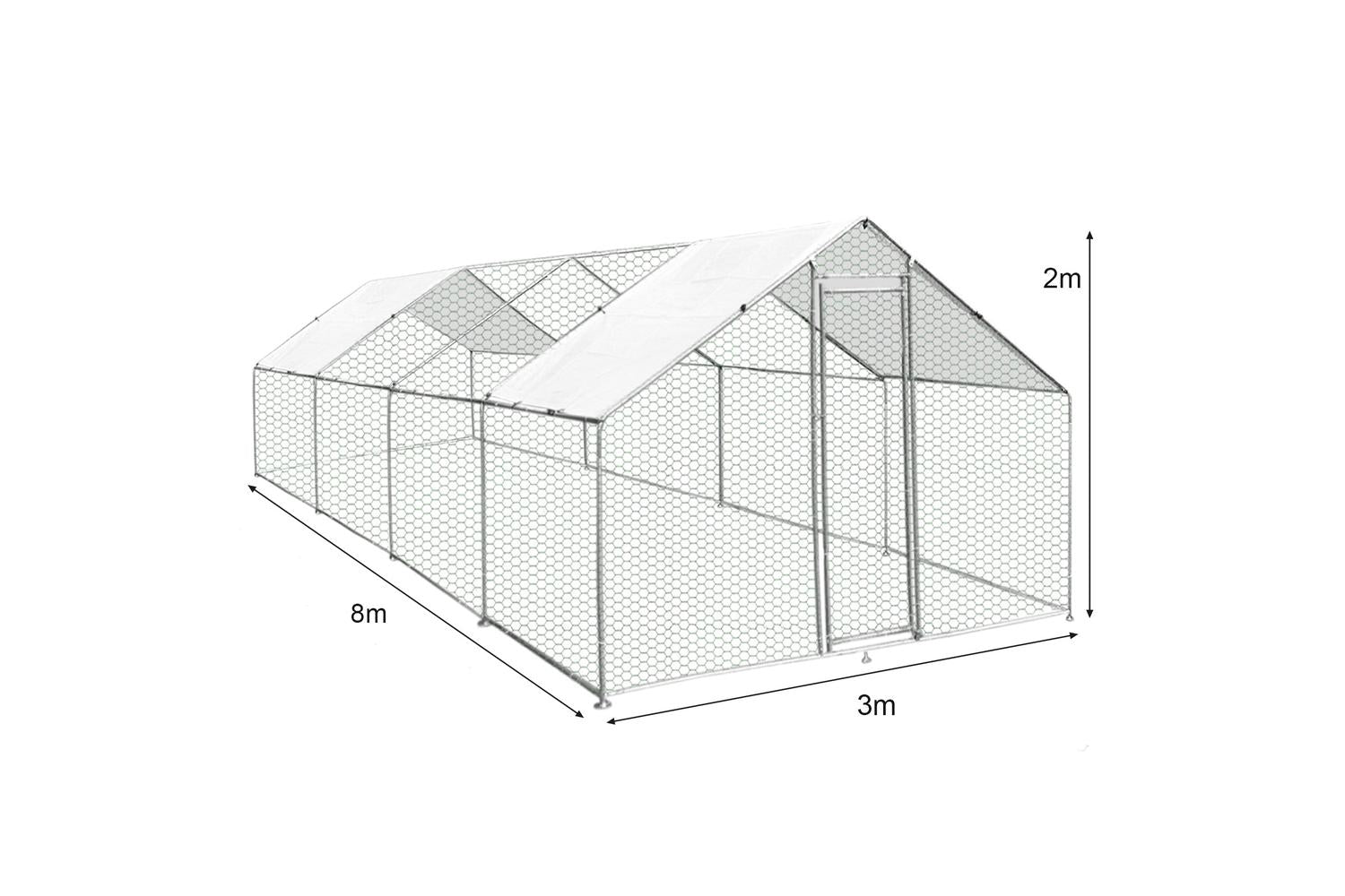 Monstershop 25947 - Chicken Run 3m X 8m X 2m-8