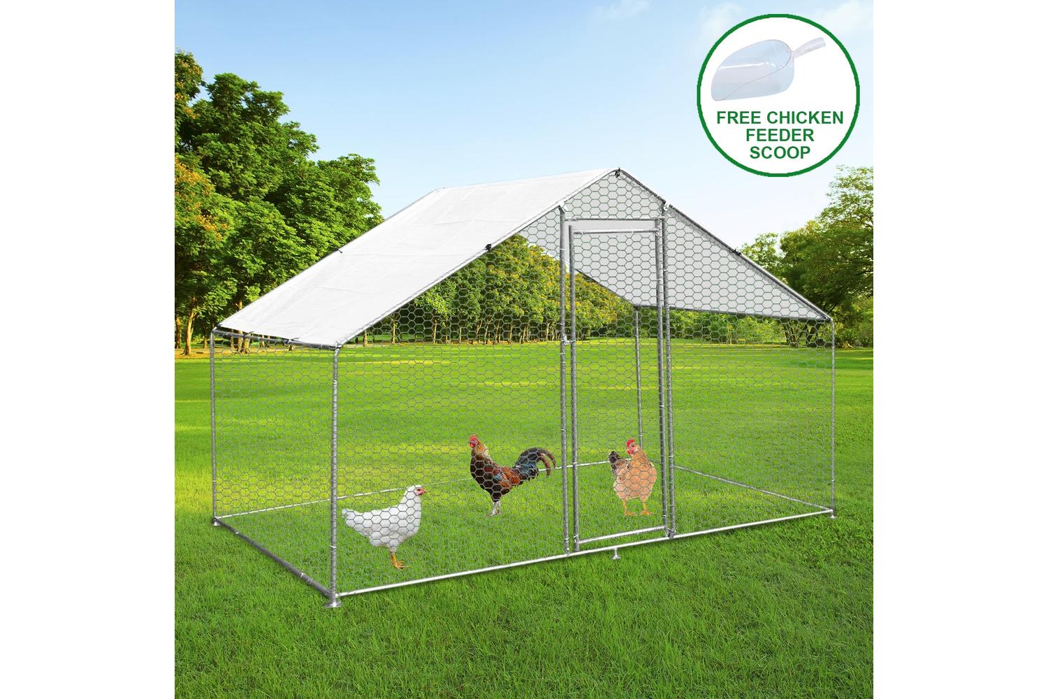 Monstershop 25816 - Chicken Run 4m X 2m X 2m-3