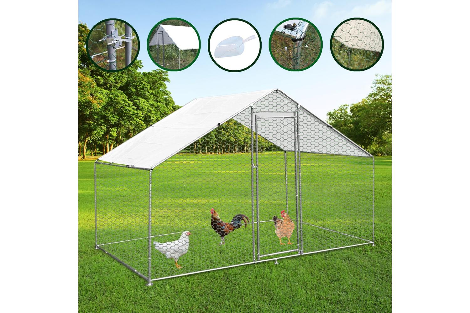 Monstershop 25816 - Chicken Run 4m X 2m X 2m-5
