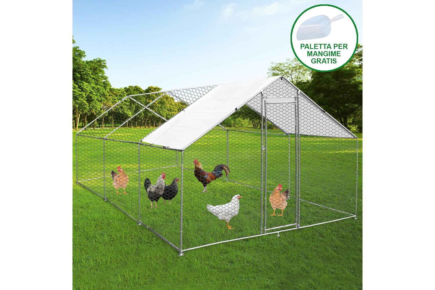 Monstershop 25949 - Chicken Run 4m X 6m X 2m-5
