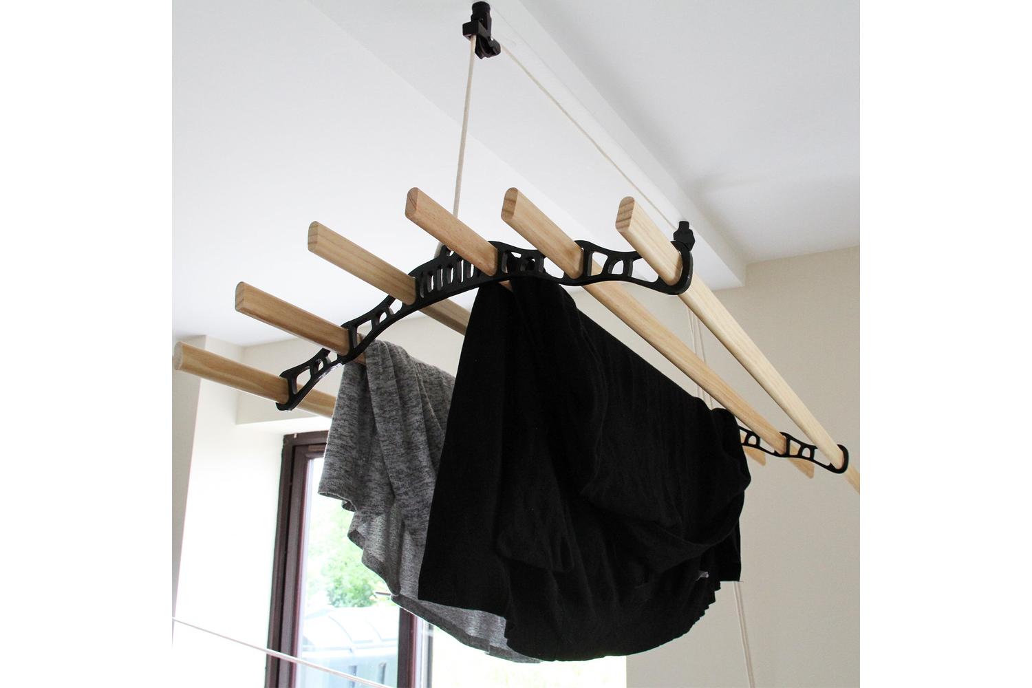 Monstershop 24455 - Clothing Airer Ceiling Pulley - Black --8