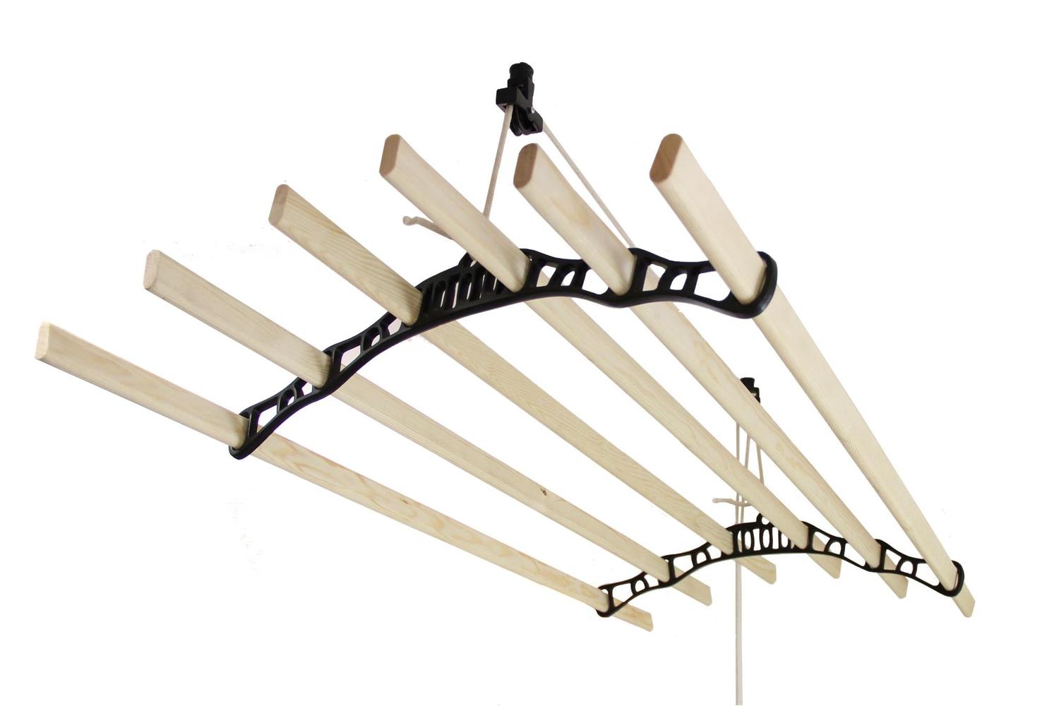 Monstershop 24457 - Clothing Airer Ceiling Pulley - Black -
