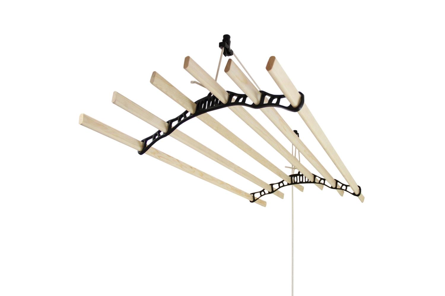 Monstershop 24457 - Clothing Airer Ceiling Pulley - Black --2