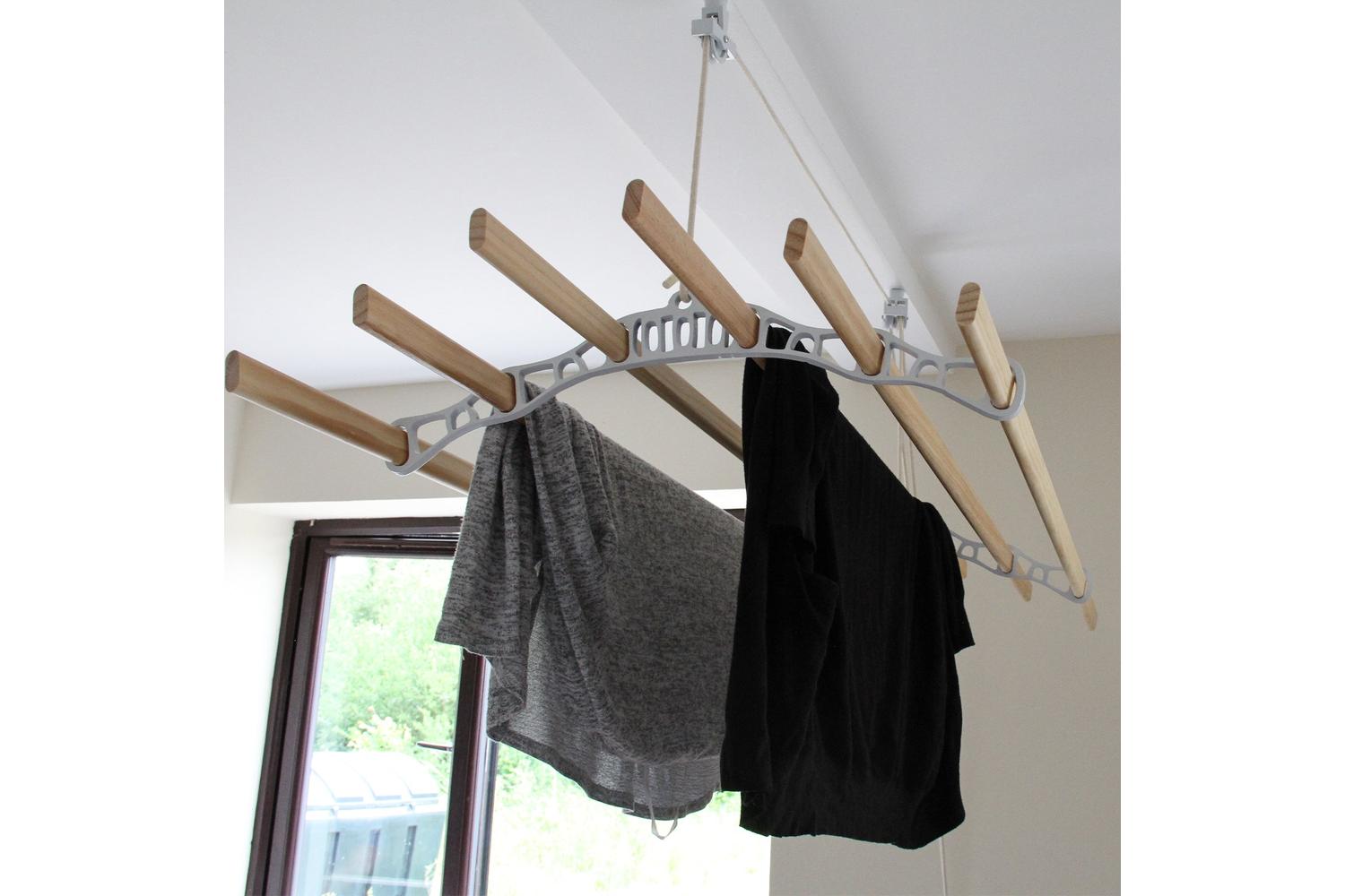 Monstershop 24531 - Clothing Airer Ceiling Pulley - White --5