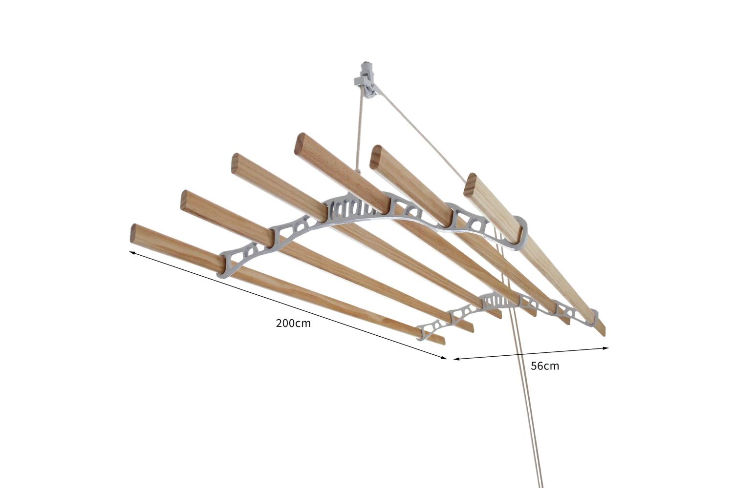 Monstershop 24533 - Clothing Airer Ceiling Pulley - White --8