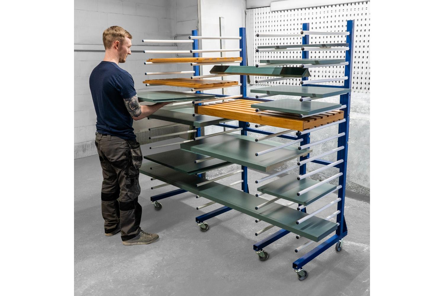 Monstershop 212886 - Combi Spray Drying Rack Trolley X 2 & C-4