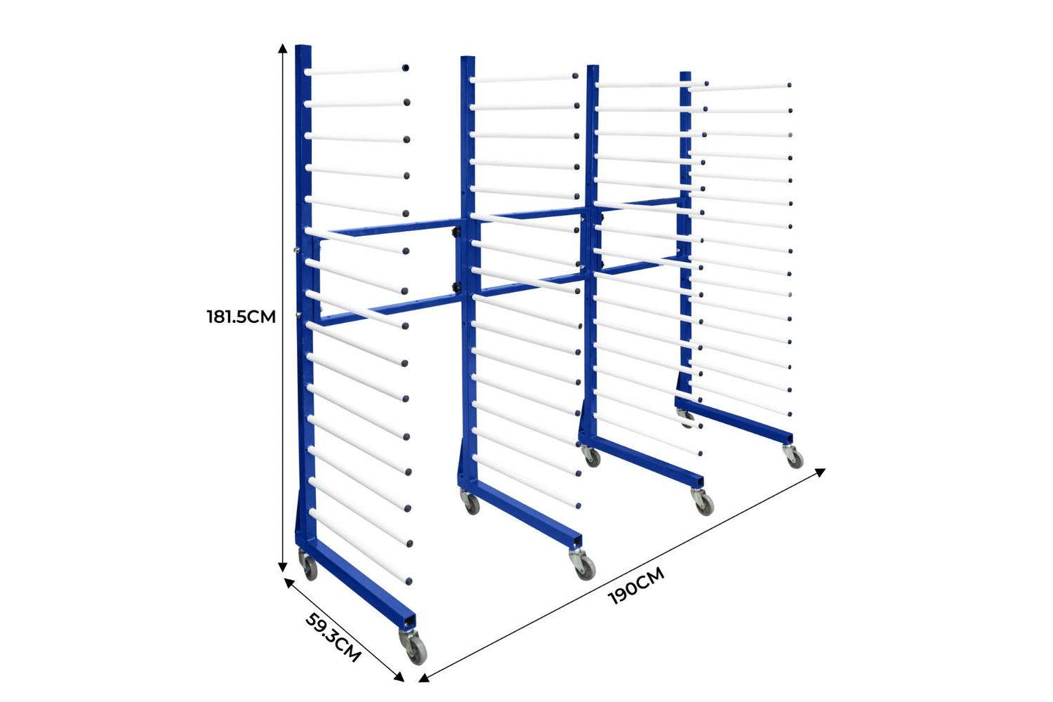 Monstershop 212886 - Combi Spray Drying Rack Trolley X 2 & C-7