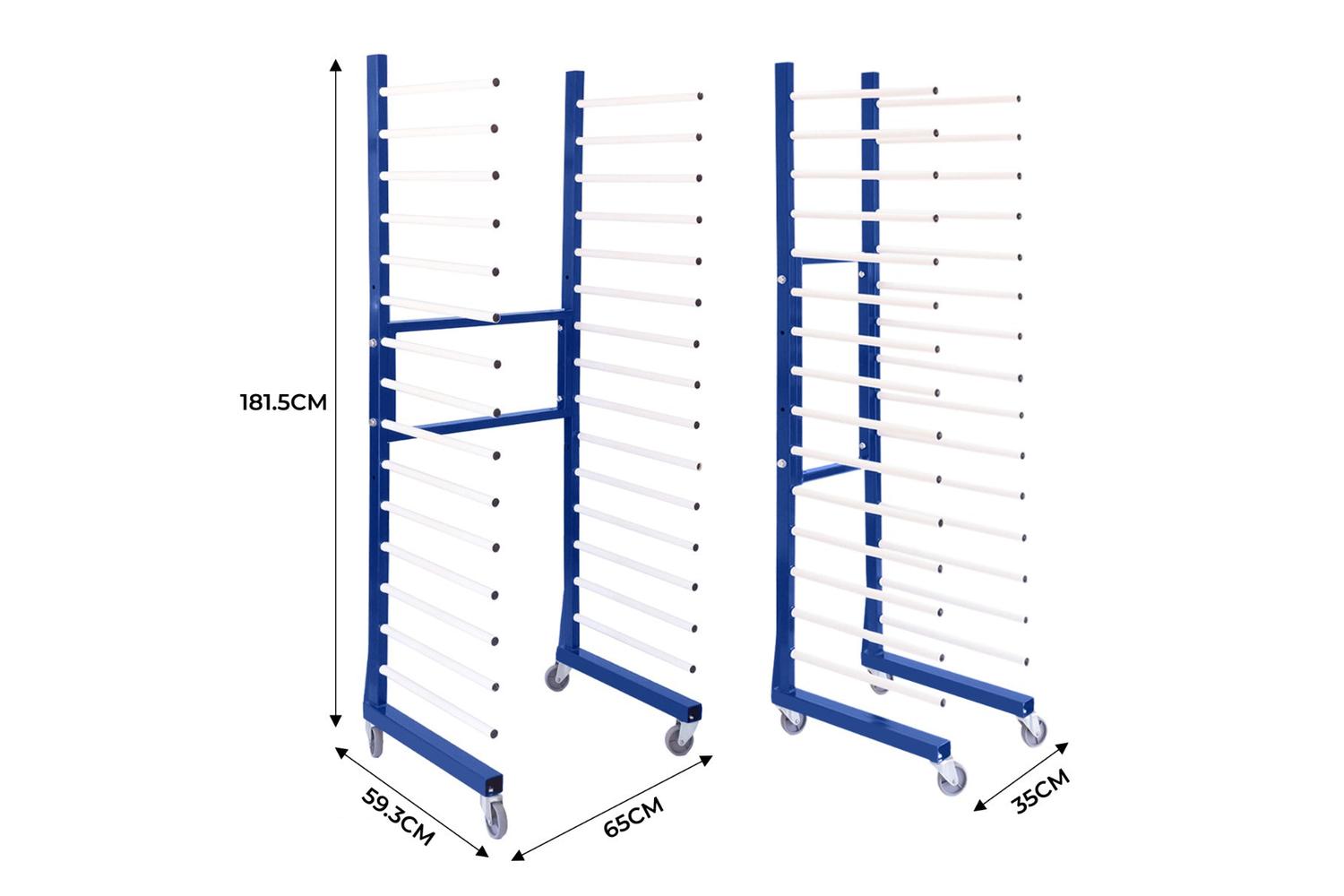Monstershop 212890 - Combi Spray Drying Rack Trolley X 4 & 3-5