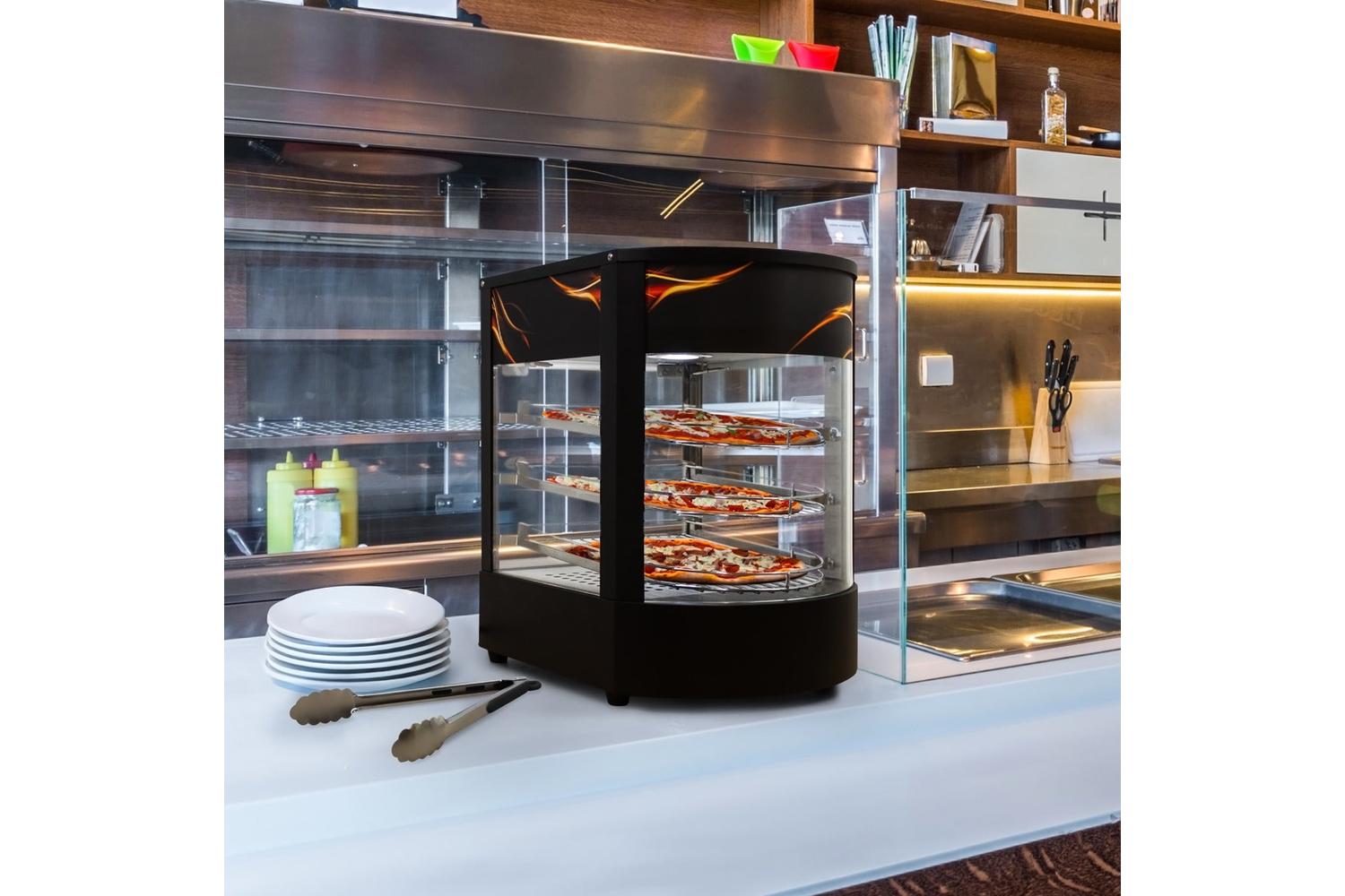 Monstershop 211149 - Commercial Food Warmer Glass Pizza Disp-6