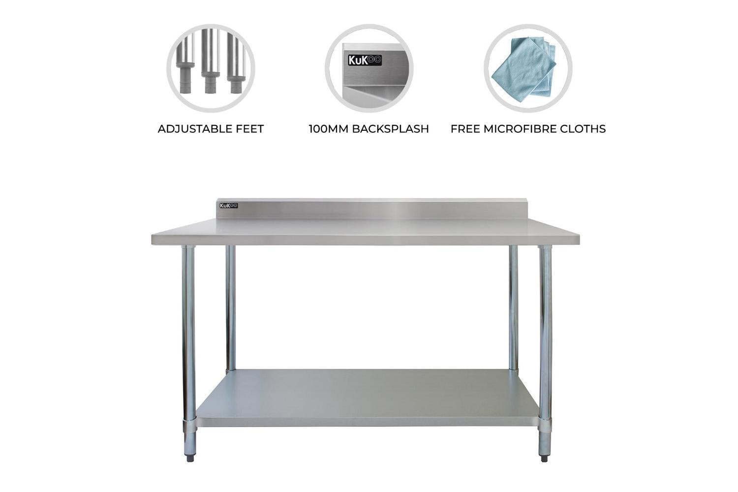 Monstershop 210039 - Commercial Stainless Steel Catering Tab-2