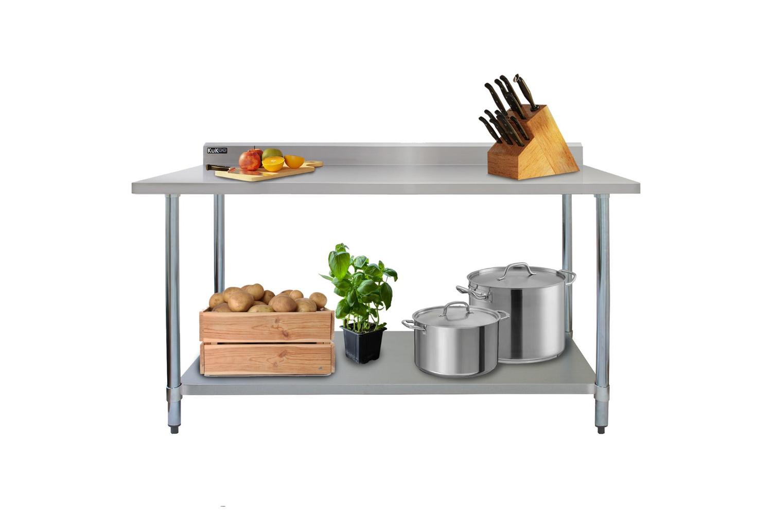 Monstershop 10629 - Commercial Stainless Steel Catering Tabl-2
