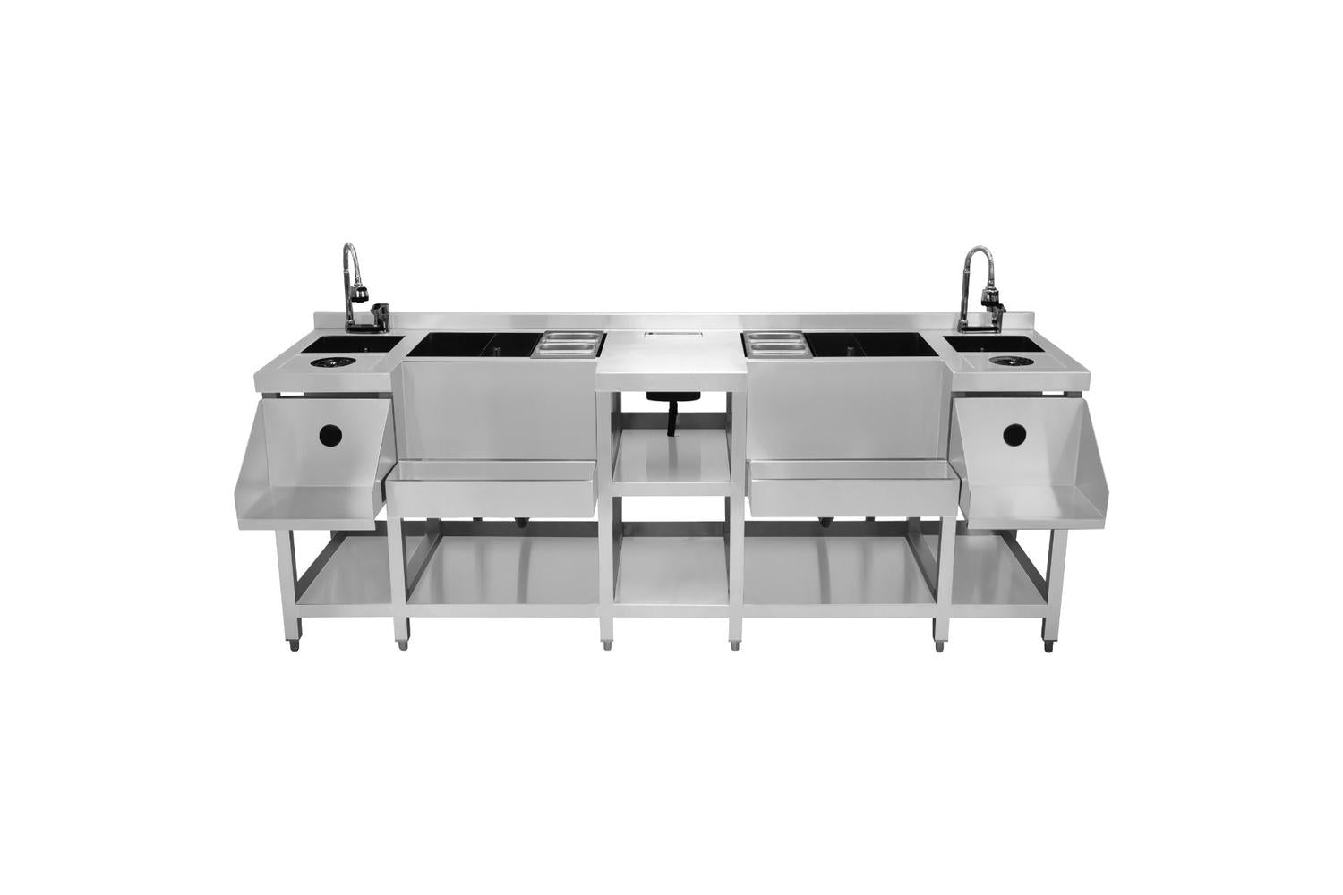 Monstershop 211073 - Compact Twin Cocktail Bar Station-2