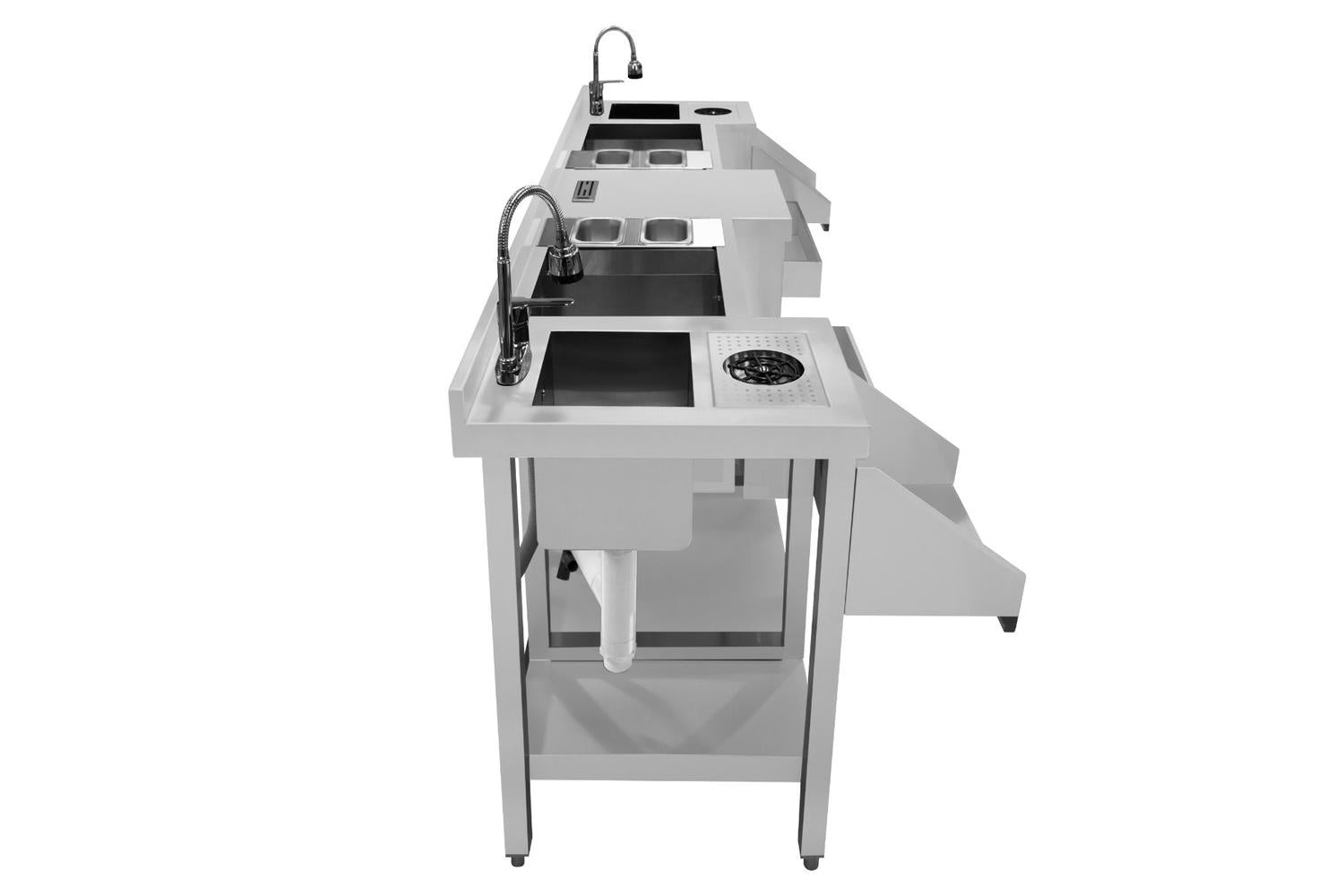 Monstershop 211073 - Compact Twin Cocktail Bar Station-3